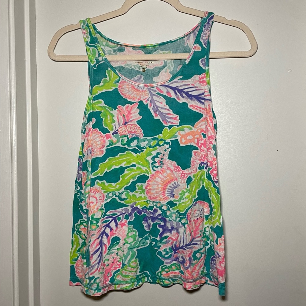 Lilly Pulitzer seashell Tank Top